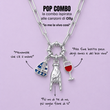 Pop Combo "io me la vivo così" Silver